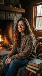 Cozy Cabin Fire