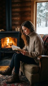 Cozy Cabin Reading