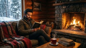 Cozy Cabin Reading