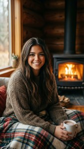 Cozy Cabin Smile