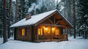 Cozy Cabin Winter