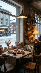 Cozy Café Winter Luleå