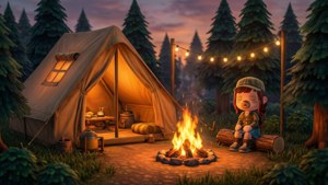 Cozy Campsite Evening