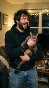 Cozy Cat Candid