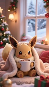 Cozy Christmas Eevee