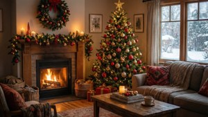 Cozy Christmas Room