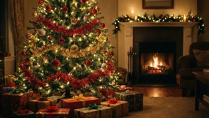 Cozy Christmas Tree Glow