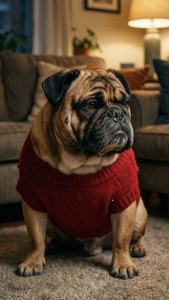 Cozy Chubby Bulldog