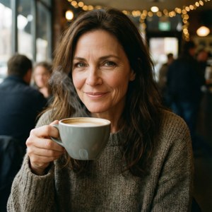 Cozy Coffee Moment