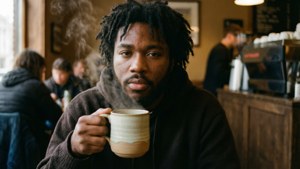 Cozy Coffee Shop Moment