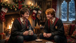 Cozy Common Room Christmas