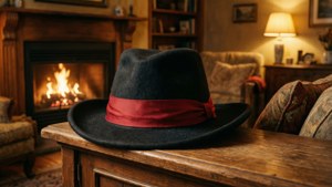 Cozy Fireplace Hat