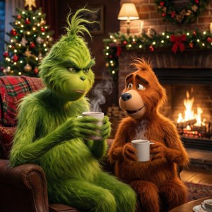 Cozy Fireplace Moment