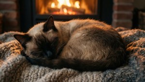 Cozy Fireplace Nap