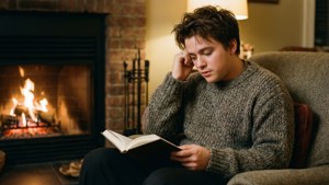 Cozy Fireplace Read