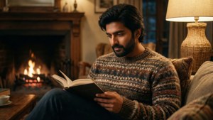 Cozy Fireplace Read