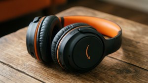 Cozy Headphones Setup