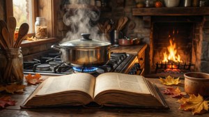 Cozy Kitchen Hearth