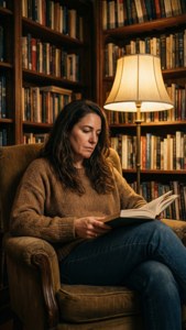 Cozy Library Afternoon