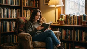 Cozy Library Reading