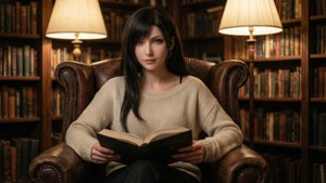 Cozy Library Reading