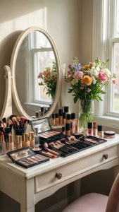 Cozy Makeup Vanity