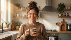 Cozy Mom Bun Morning
