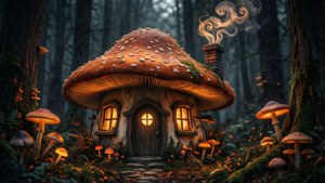 Cozy Mushroom Cottage