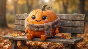 Cozy Pumpkin Scarf