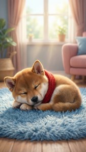 Cozy Puppy Nap