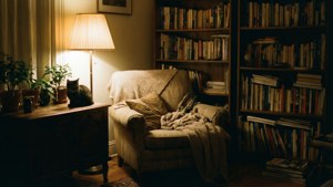 Cozy Reading Nook Library