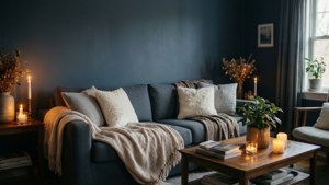 Cozy Slate Blue Evening