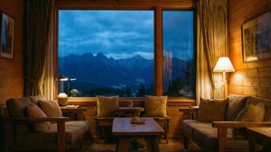 Cozy Slate Blue Evening