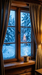 Cozy Snowy Window