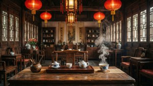 Cozy Teahouse Serenity