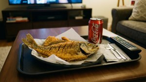 Cozy TV Dinner Fish Fry
