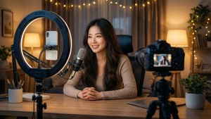 Cozy Vlog Setup