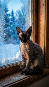 Cozy Winter Lykoi