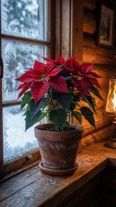 Cozy Winter Poinsettia