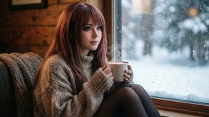 Cozy Winter Pokimane