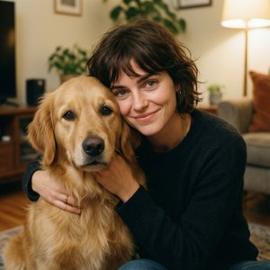 Cozy with Dog