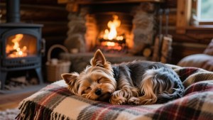 Cozy Yorkie Nap