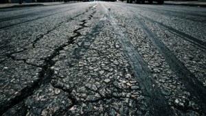 Cracked Asphalt Street
