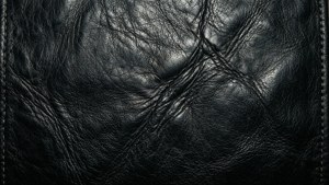 Cracked Black Leather