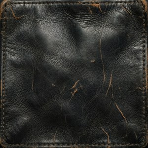 Cracked Black Leather