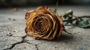 Cracked Concrete Rose