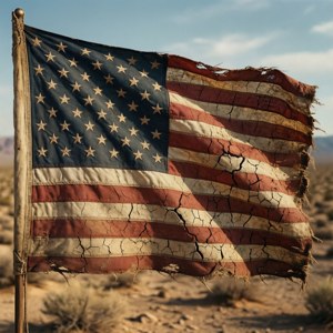 Cracked Earth Flag