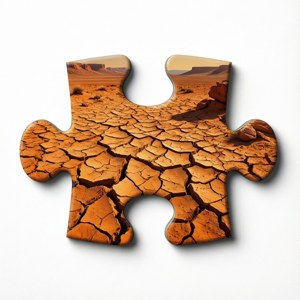 Cracked Earth Piece