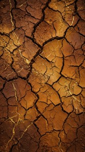 Cracked Earth Texture Warm
