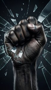 Cracked Glass Fist